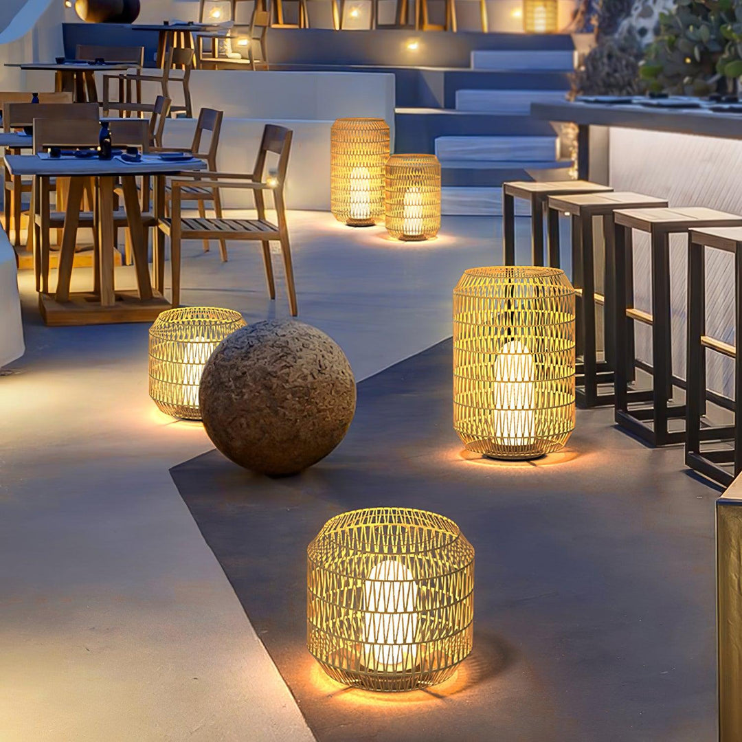 Sora Rattan Leuchte