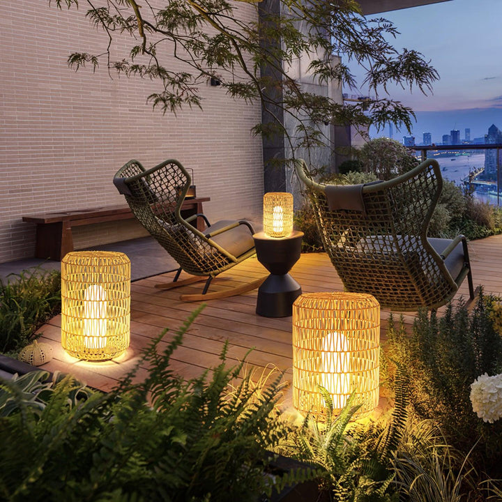 Sora Rattan Leuchte