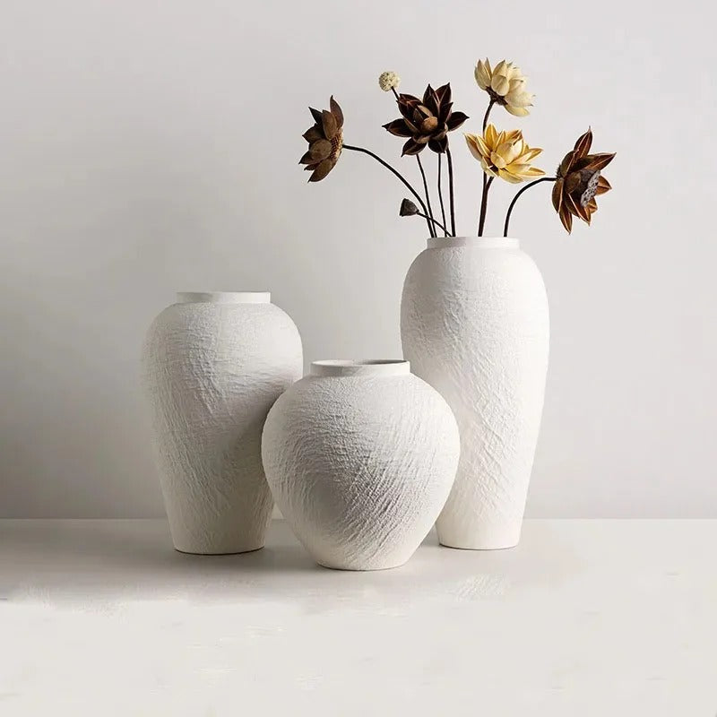Matte Strukturvase