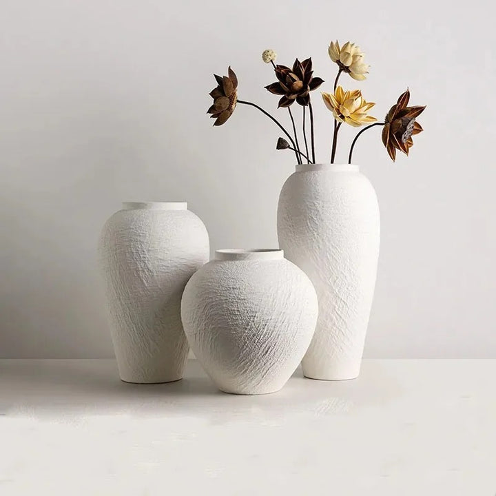 Matte Strukturvase