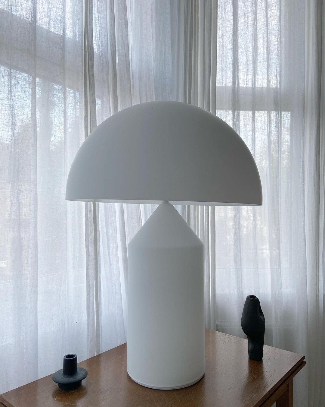 Lampada da Tavolo in Metallo Atollo