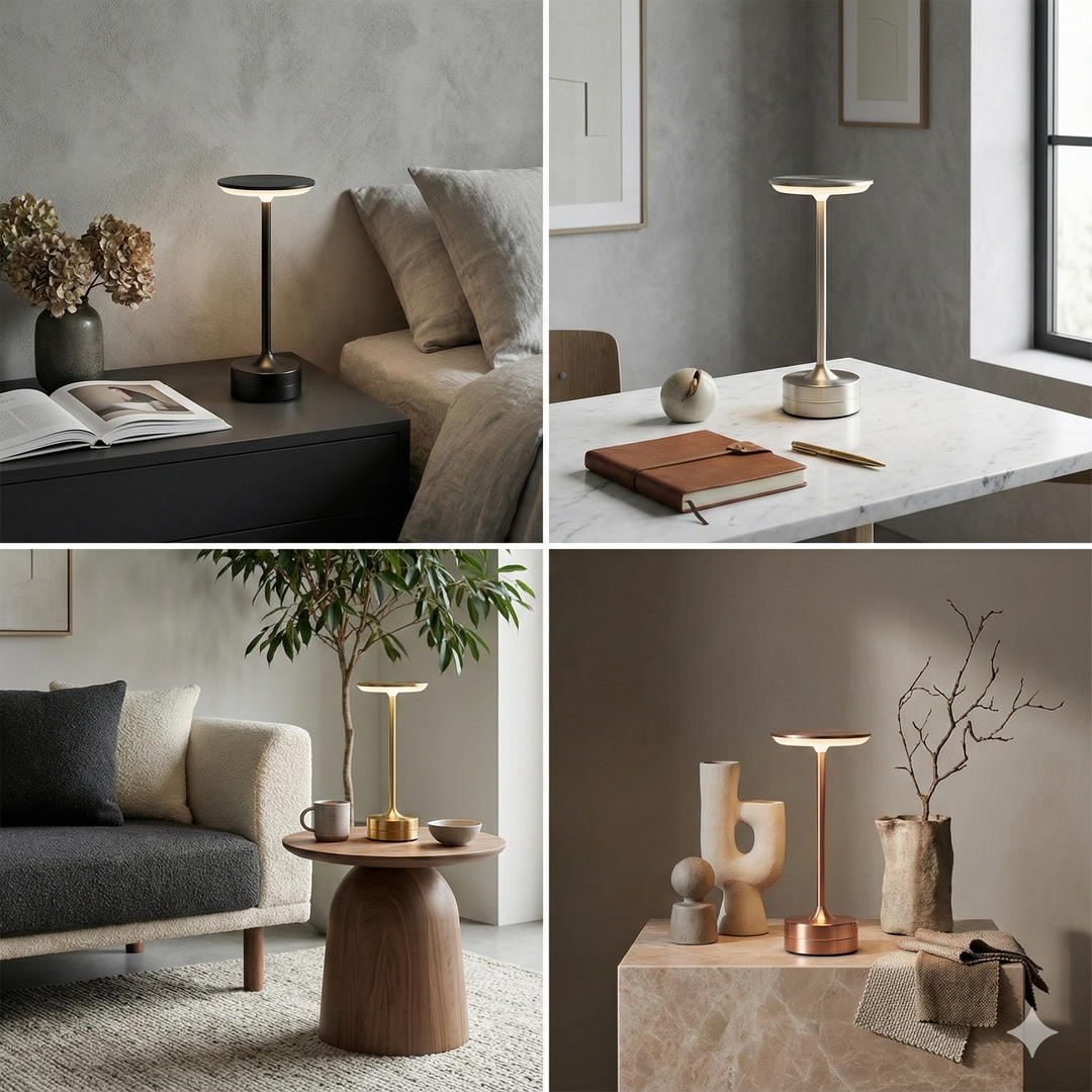 Stublute: Aura Crystal Touch-Lampe