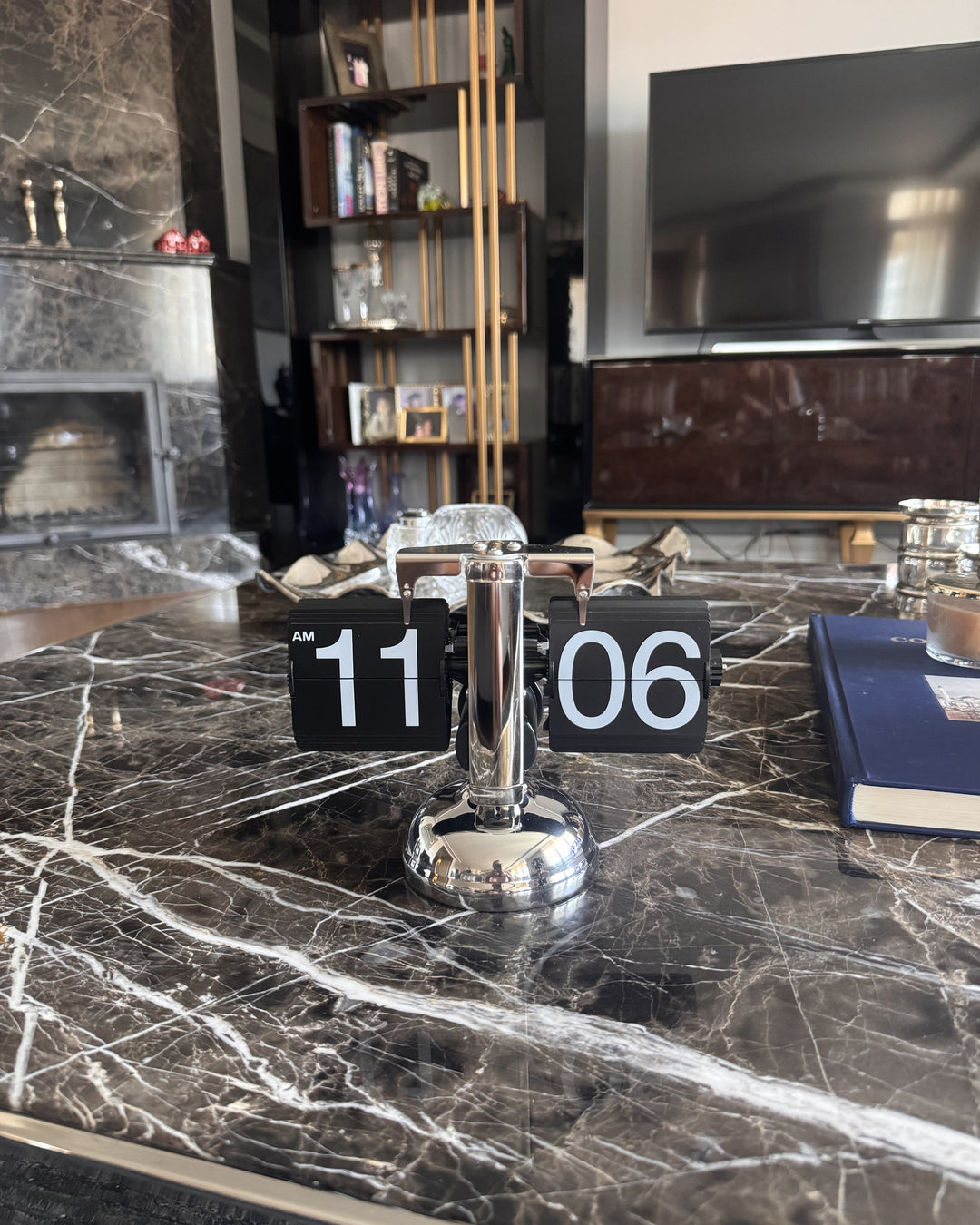 Vintage Auto Flip Clock | Retro Tischuhr