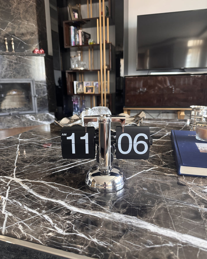 Vintage Auto Flip Clock | Retro Tischuhr