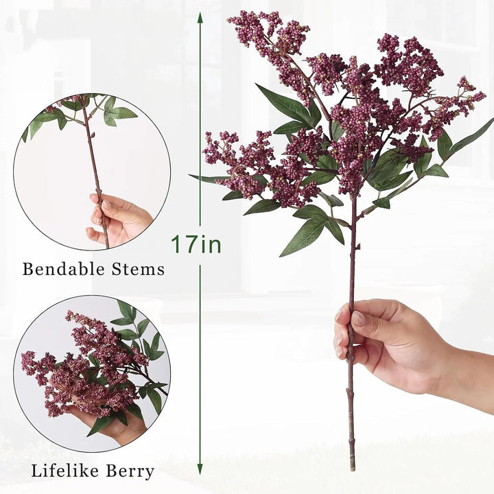 Nandina Beerenzweige – 6er-Set