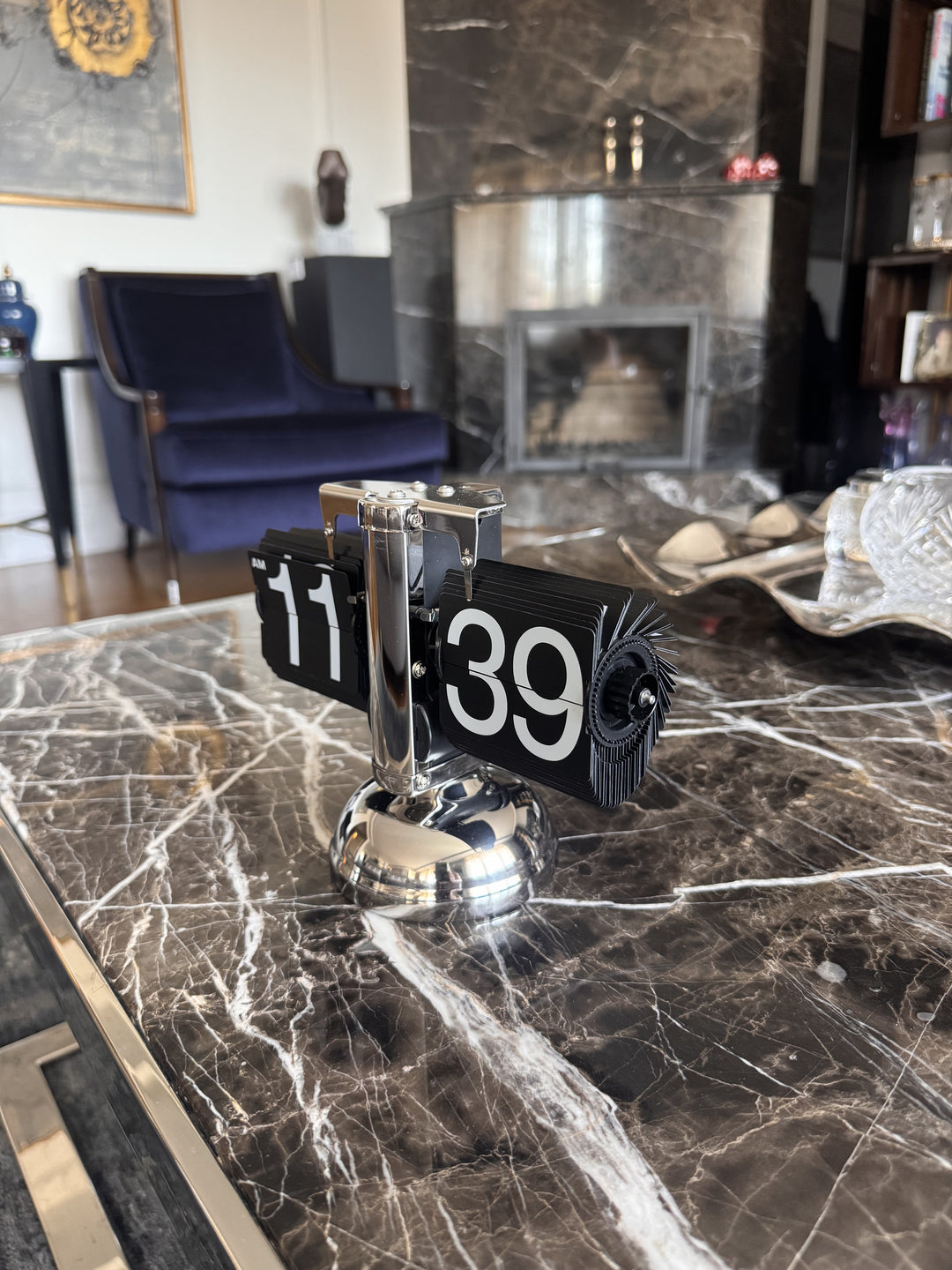Vintage Auto Flip Clock | Retro Tischuhr