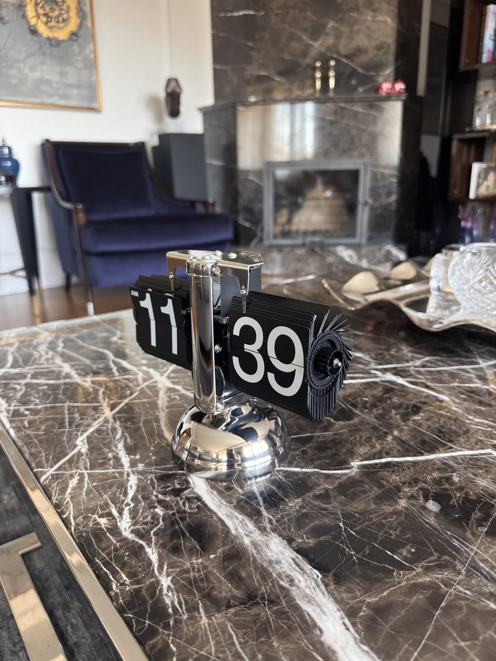 Vintage Auto Flip Clock | Retro Tischuhr