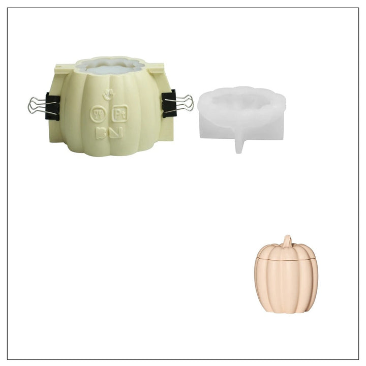 Harvest Pumpkin Candle Molds— Set of 3