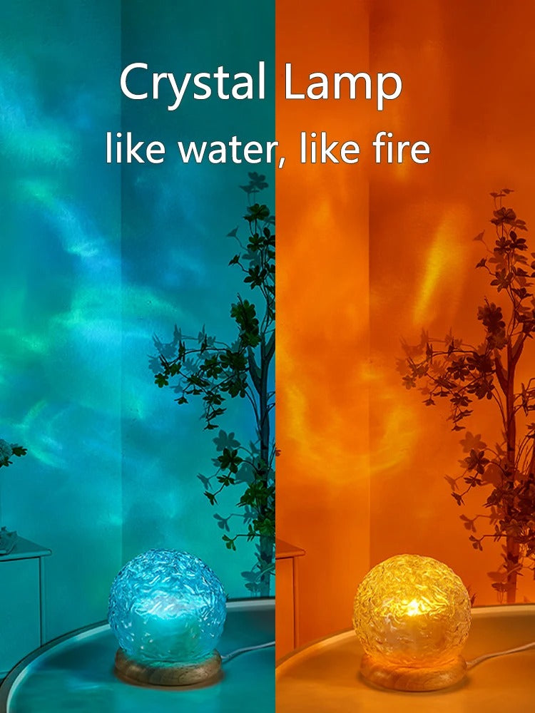 Kristall-Lichtkugel mit 16 Farben