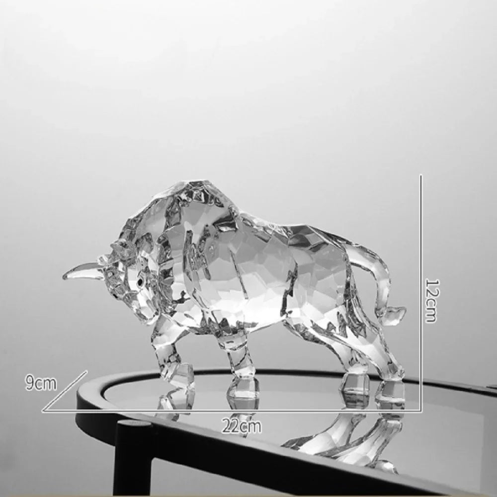 Toro decorativo "Golden Crystal"