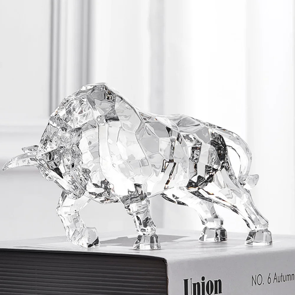 Toro decorativo "Golden Crystal"