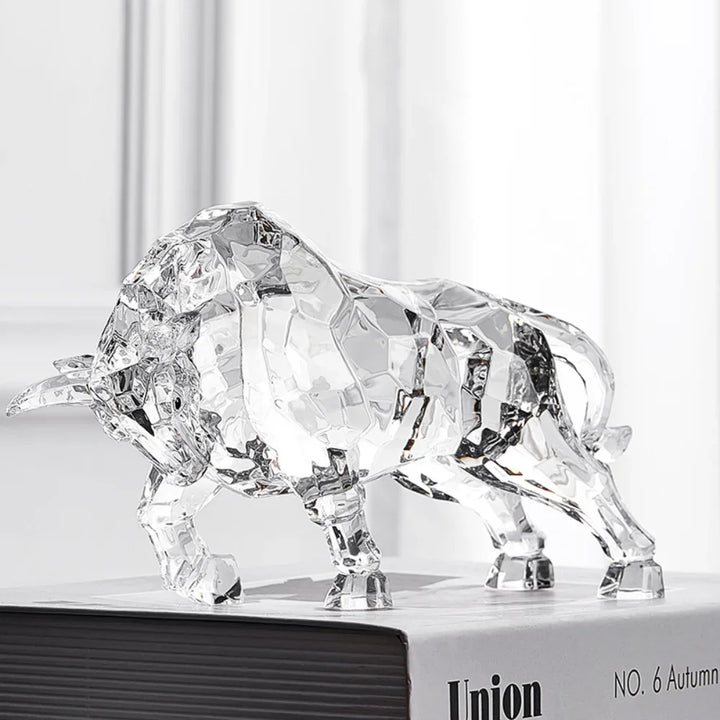 Toro decorativo "Golden Crystal"