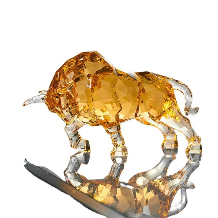 Toro decorativo "Golden Crystal"