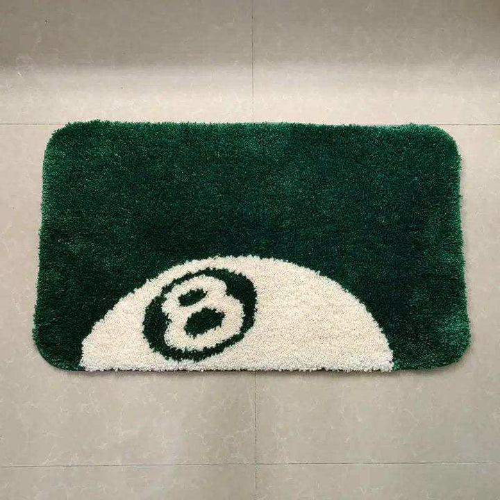 Grüne 8-Ball Akzent-Türmatte