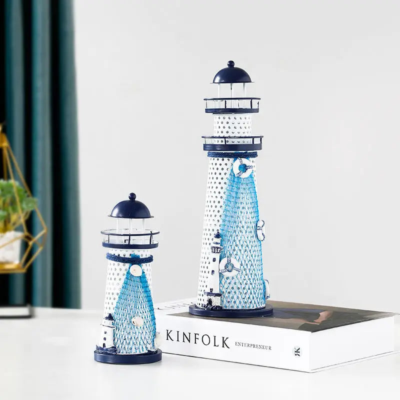 Bagliore del Porto – Decorazione a LED Faro ✨