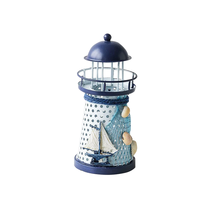 Bagliore del Porto – Decorazione a LED Faro ✨