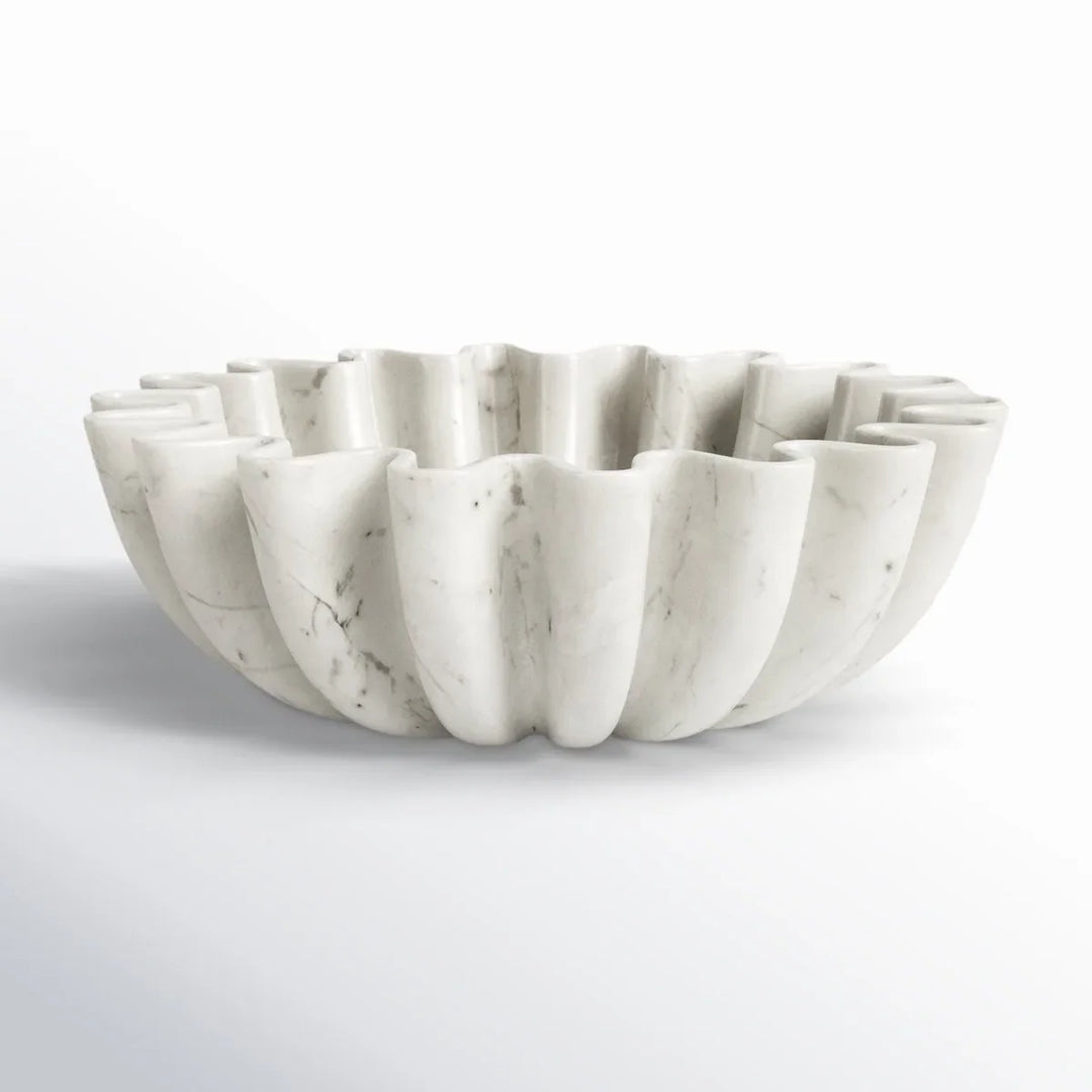 Ruffle Marmorschale