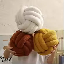Sculptural Knot Pillow