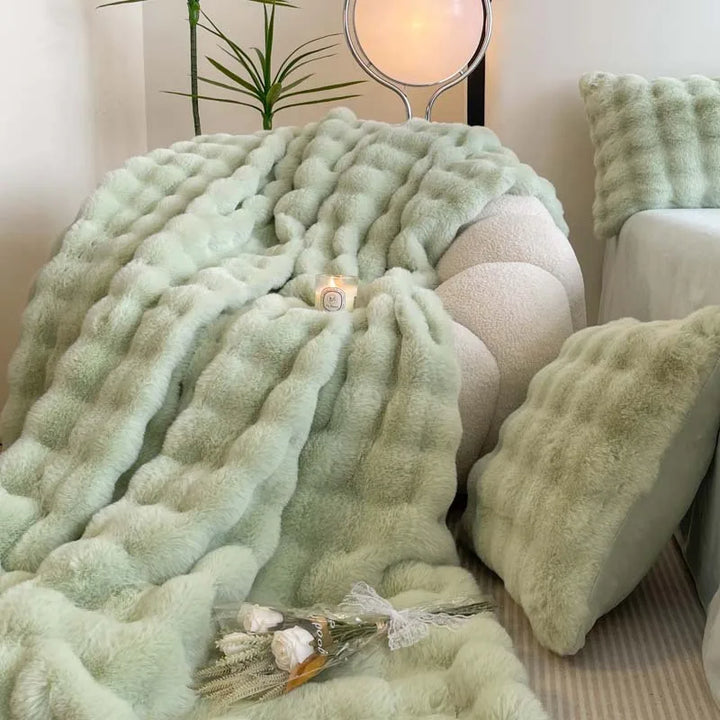 Shearling-Effect Throw