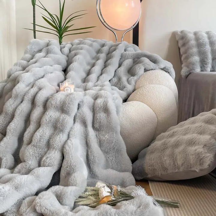Shearling-Effect Throw
