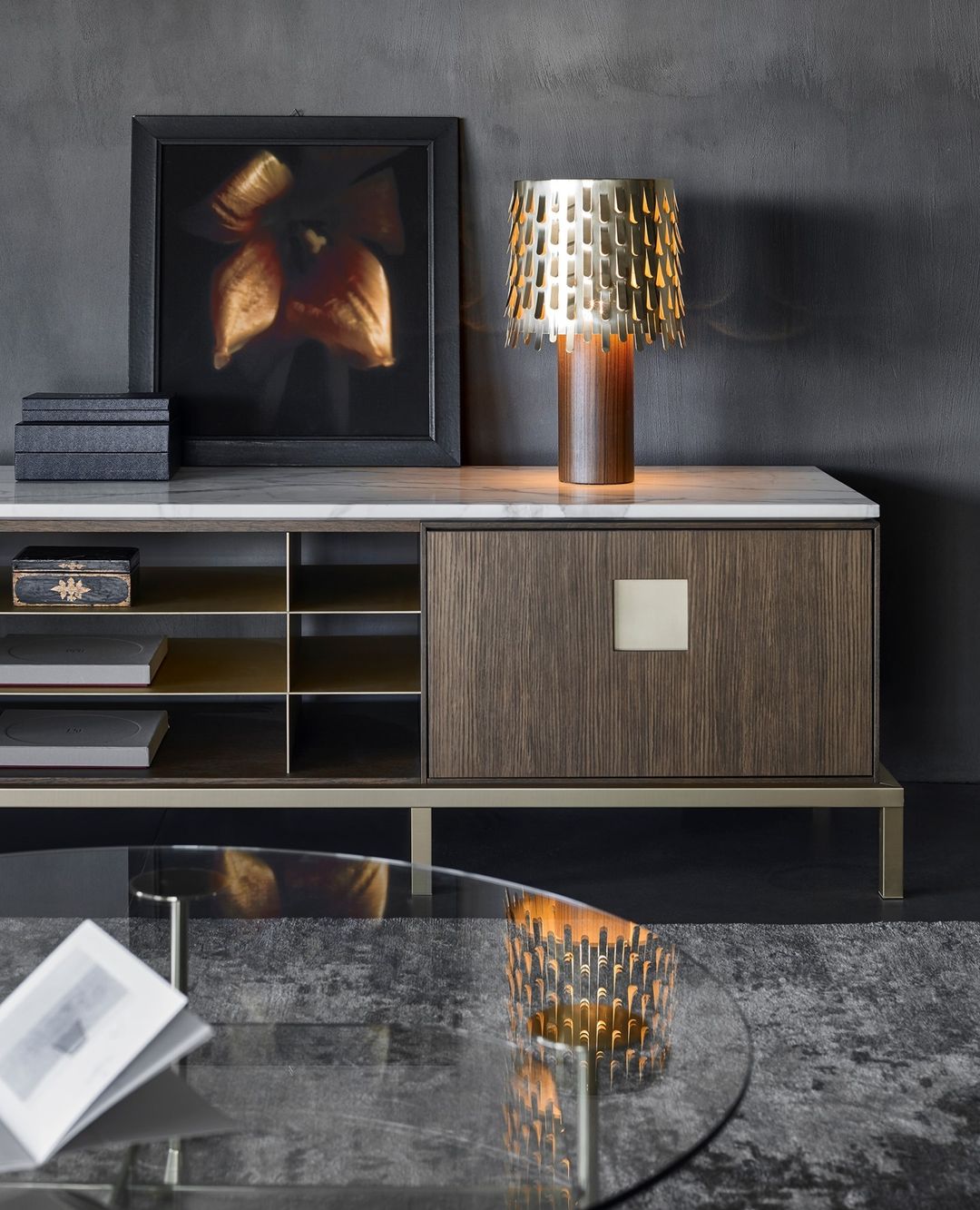 Lampada da tavolo Jackfruit – Lampada di design scultorea