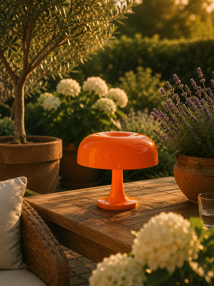 LumenLute™ | Vintage Pilzlampe