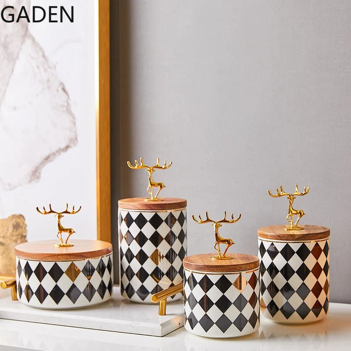 Stublute: Golden Deer Vorratsglas