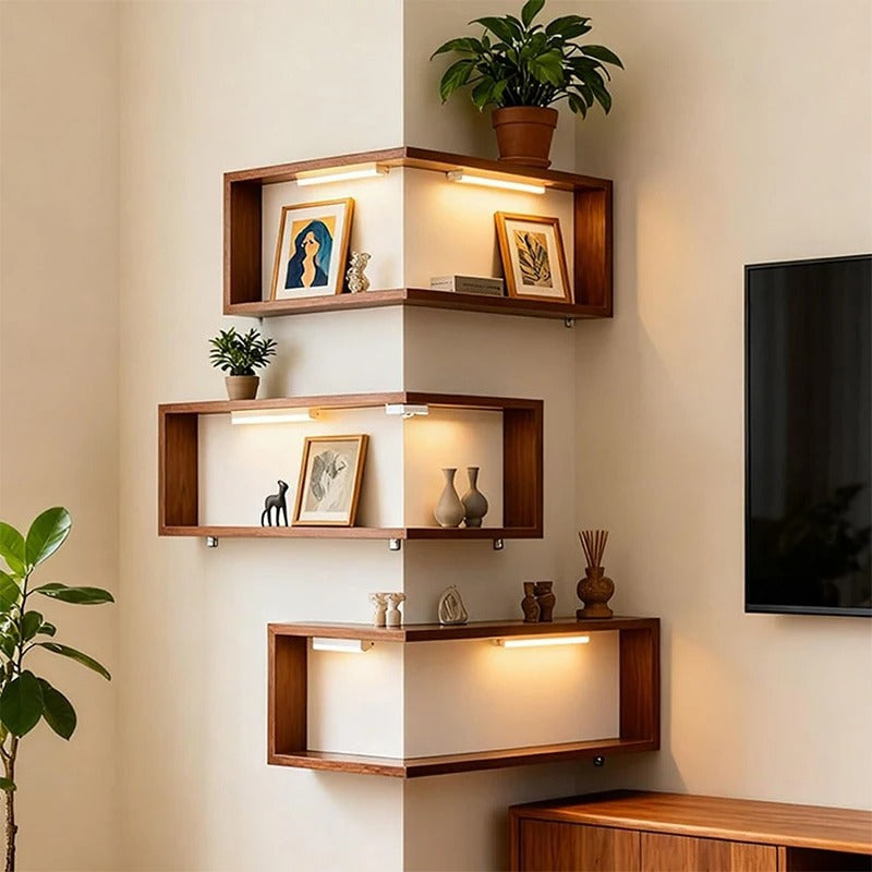 Decorative Wall Art &amp; Creative Corner Storage Rack