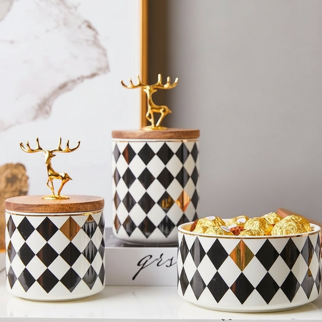 Stublute: Golden Deer Vorratsglas