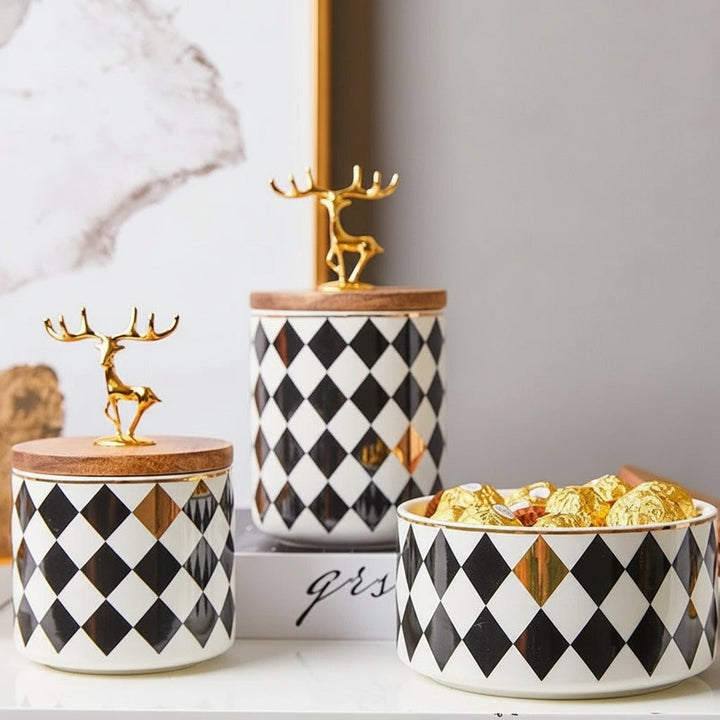 Stublute: Golden Deer Vorratsglas