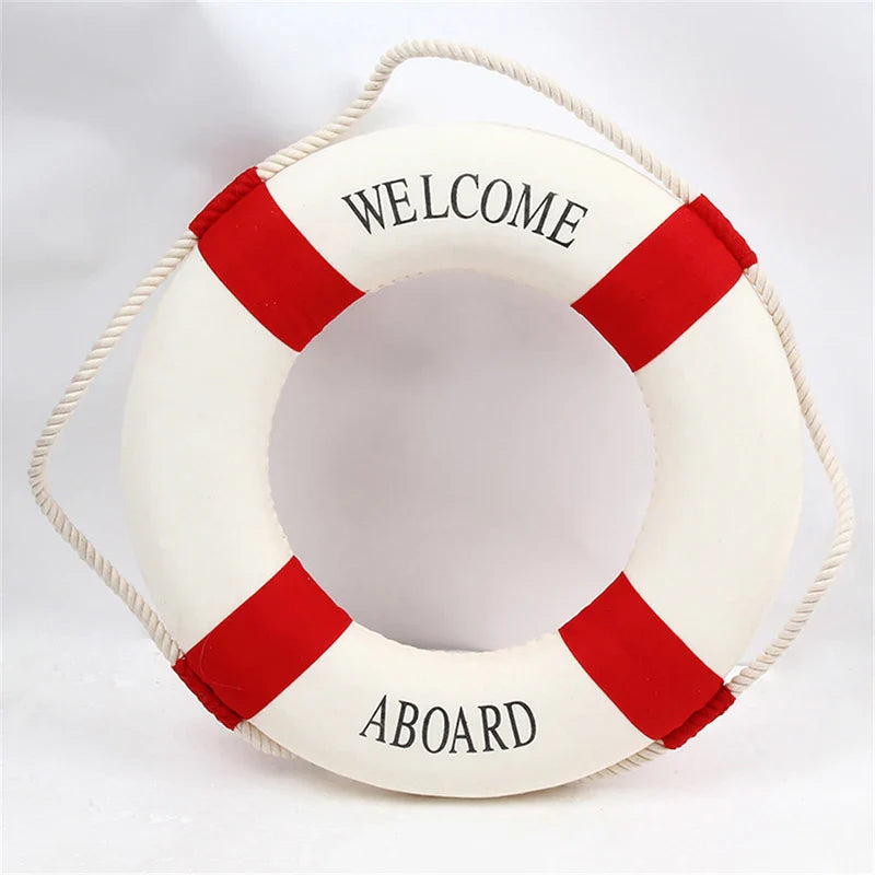 Decorazione da parete salvagente marittimo