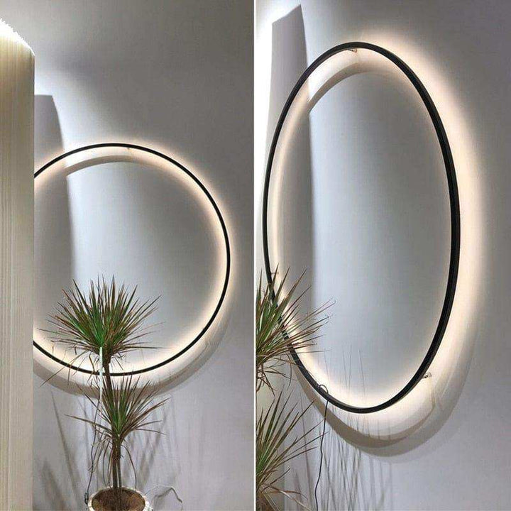 Applique da parete a LED minimalista ad anello