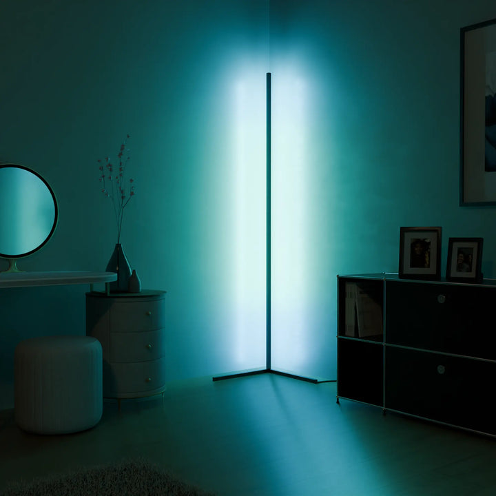 Lampada da terra RGB moderna | Lampada angolare a LED ambientale