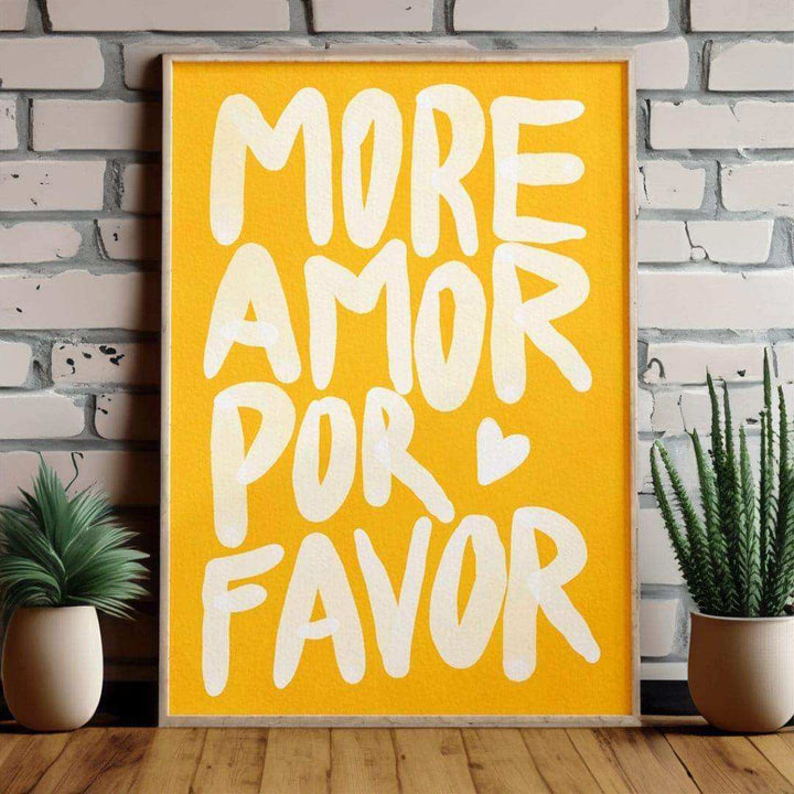 More Amor Por Favor – Kunstdruck