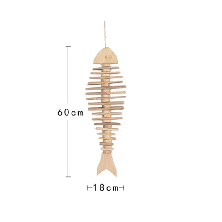 Nordic Fish – Decorazione da appendere in legno