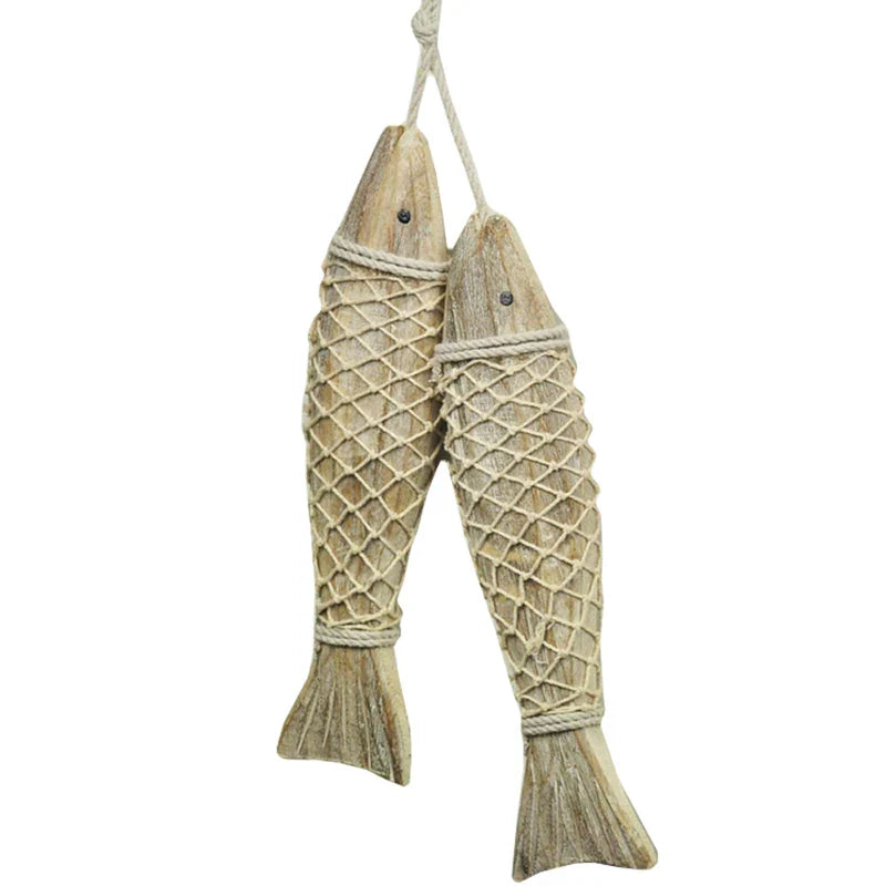 Nordic Fish – Decorazione da appendere in legno