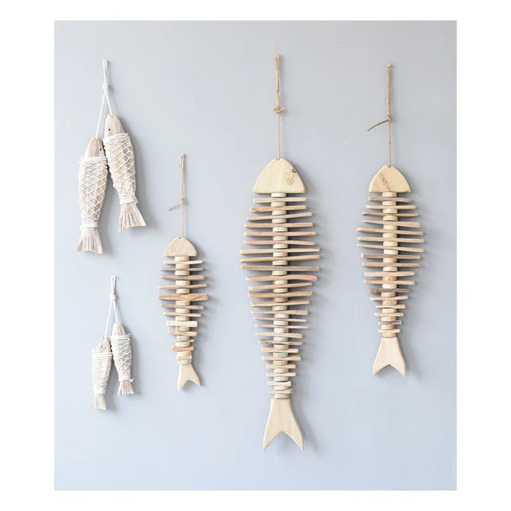 Nordic Fish – Decorazione da appendere in legno