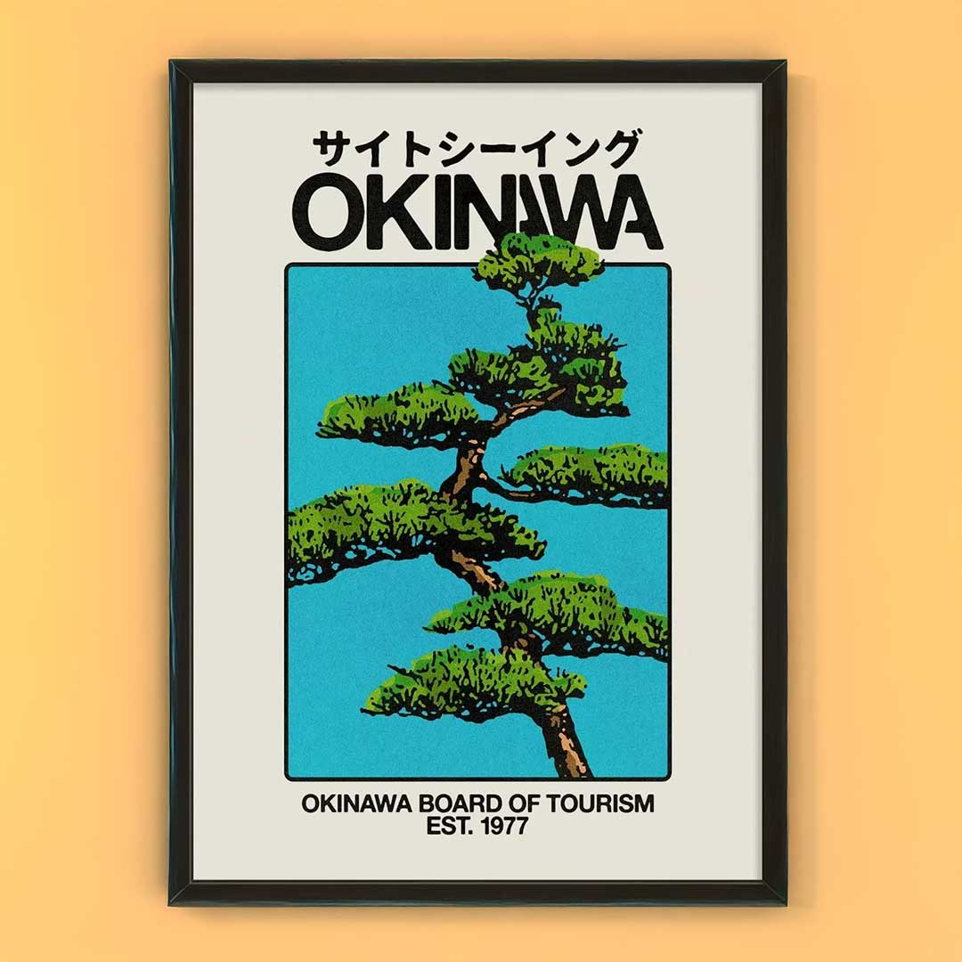Okinawa Tourism Vintage – Kunstdruck