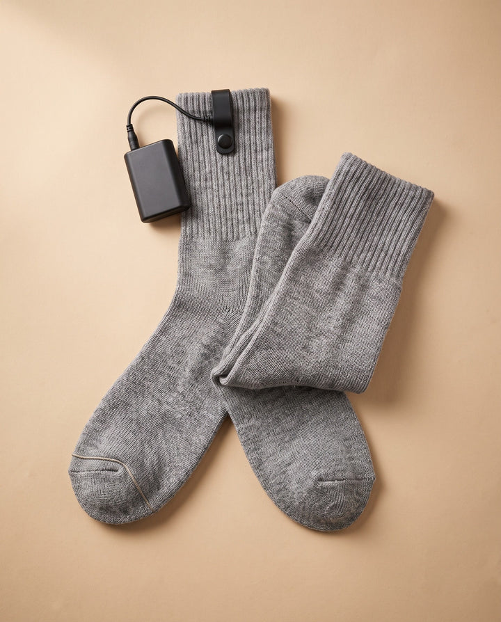 Beheizbare Merino-Socken für kalte Tage