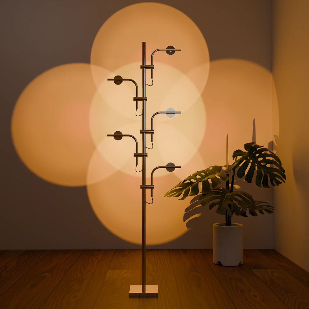 Lampada da terra Phoenix – Lampada da terra scultorea