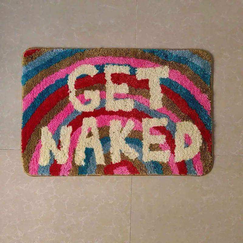 Rainbow „Get Naked“ Badematte