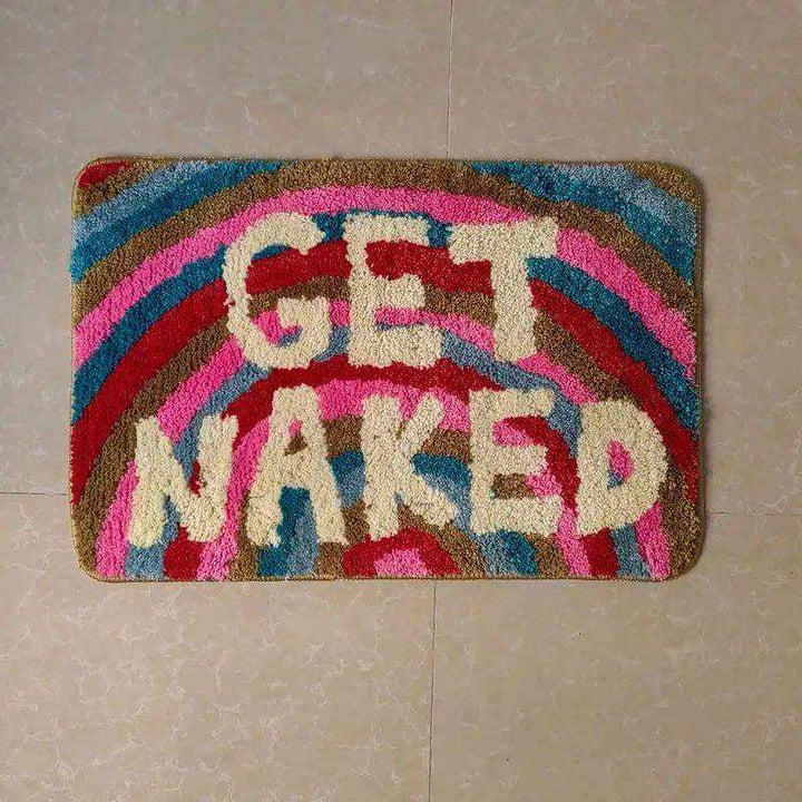 Rainbow „Get Naked“ Badematte