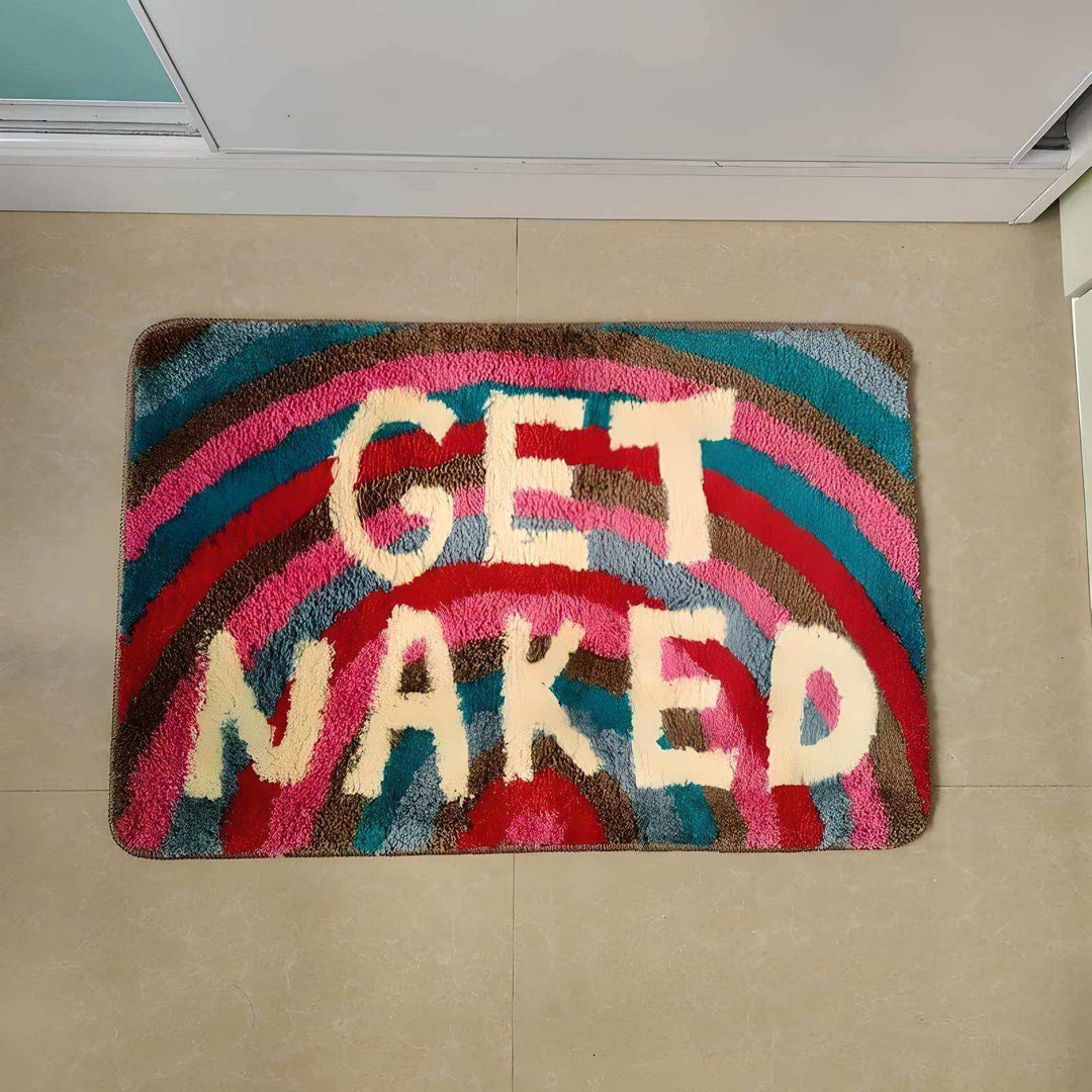 Rainbow „Get Naked“ Badematte