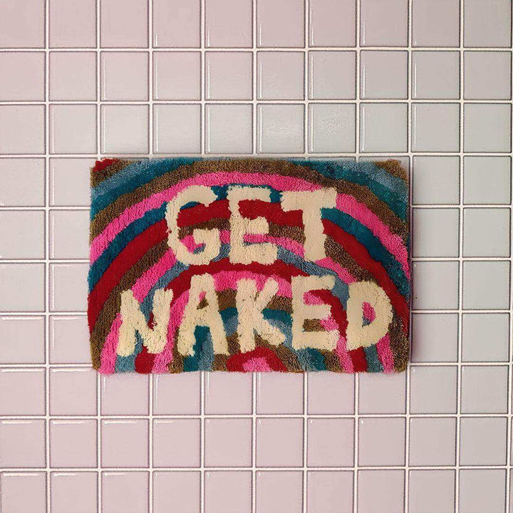 Rainbow „Get Naked“ Badematte