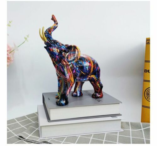 Skulptur Graffiti-Elefant