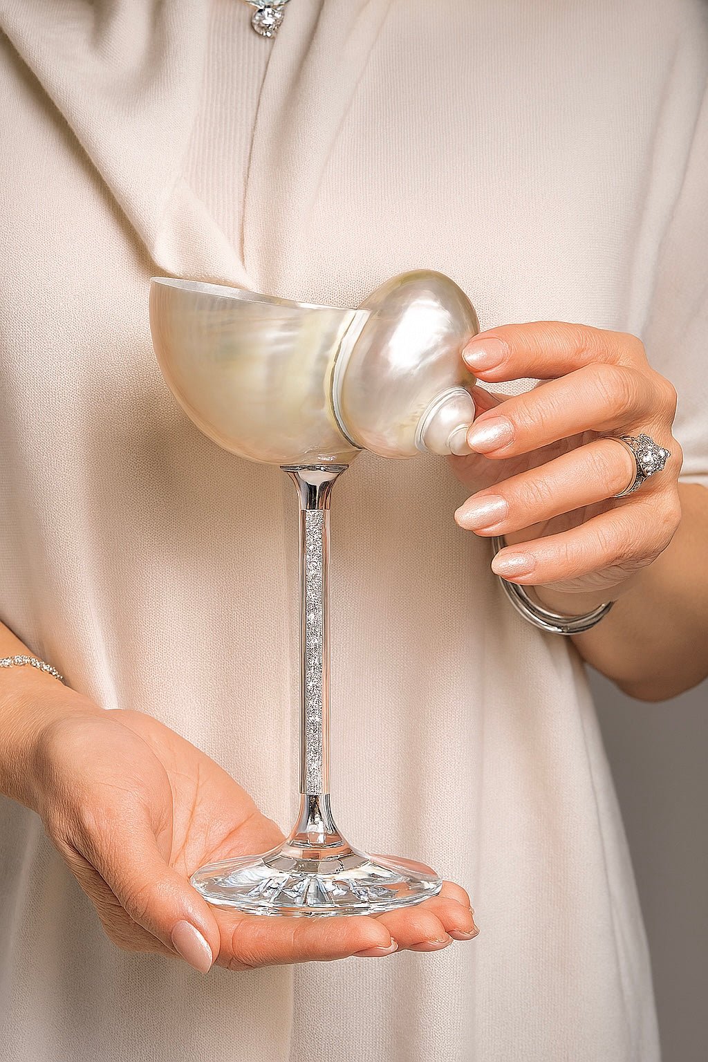 Seashell Enchanté Cup™️ Set di 2 bicchieri in cristallo