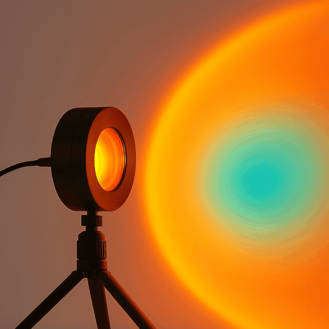 Lampada effetto tramonto