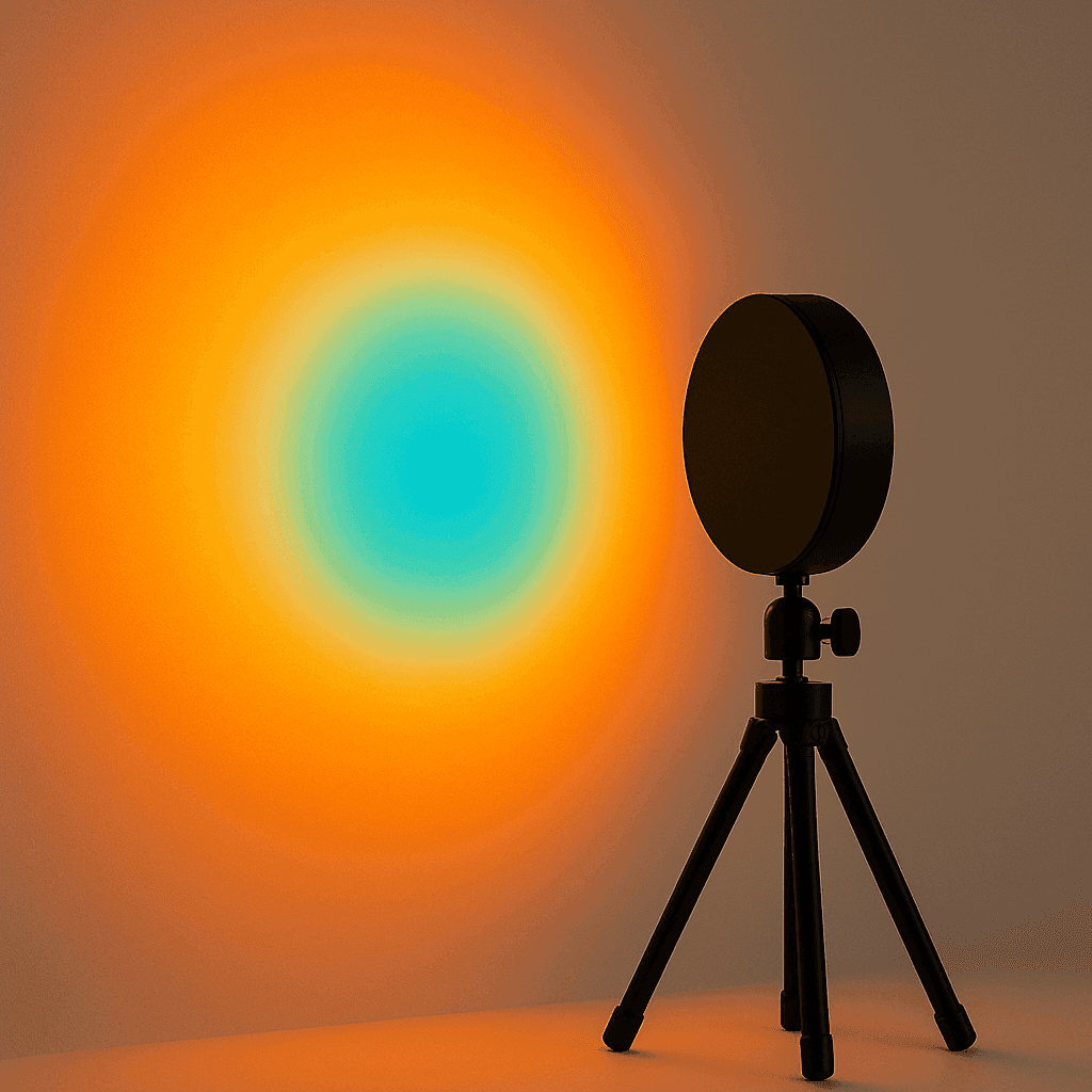 Lampada effetto tramonto
