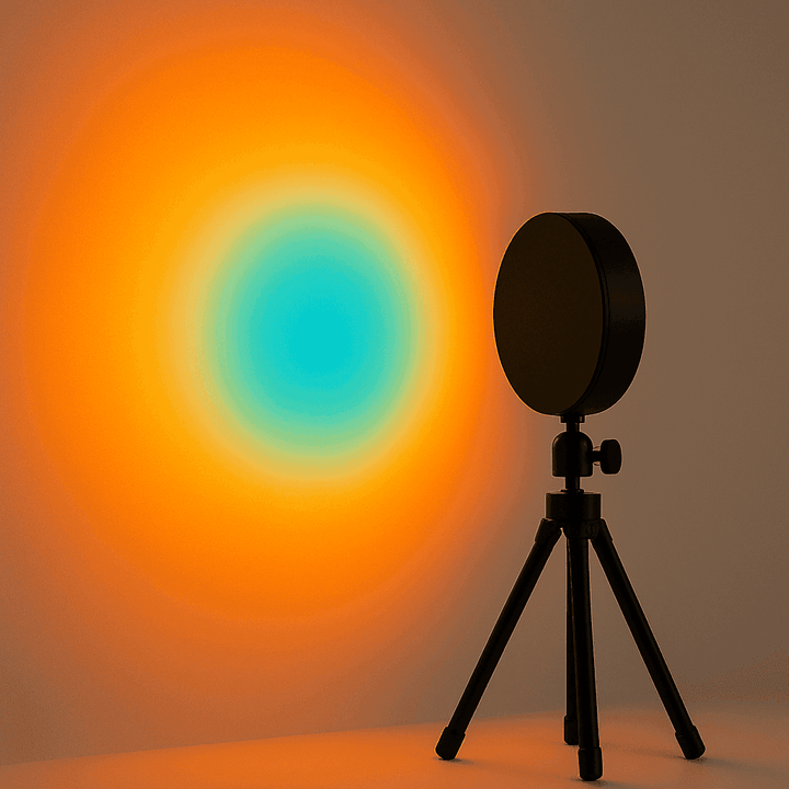 Lampada effetto tramonto