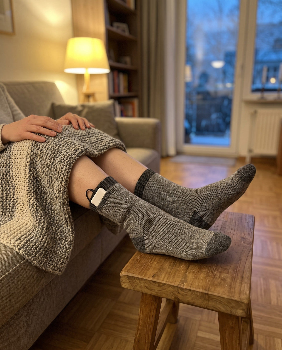 Beheizbare Merino-Socken für kalte Tage